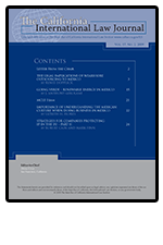 California International Law Journal